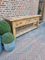 Eiken sidetable/wandconsole GRATIS LEVERING