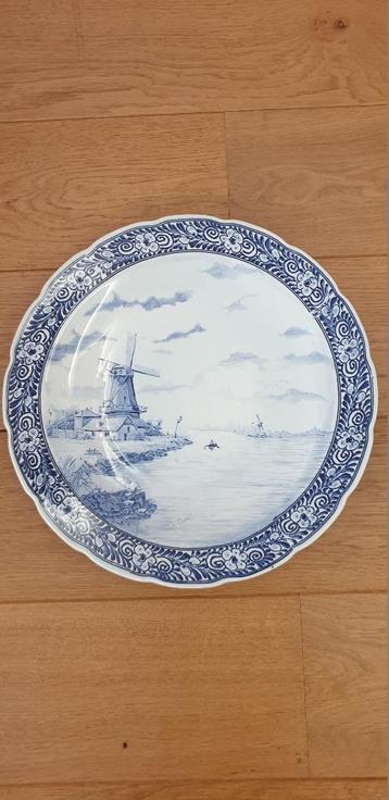 Grand plat Delft - Diamètre 41 cm