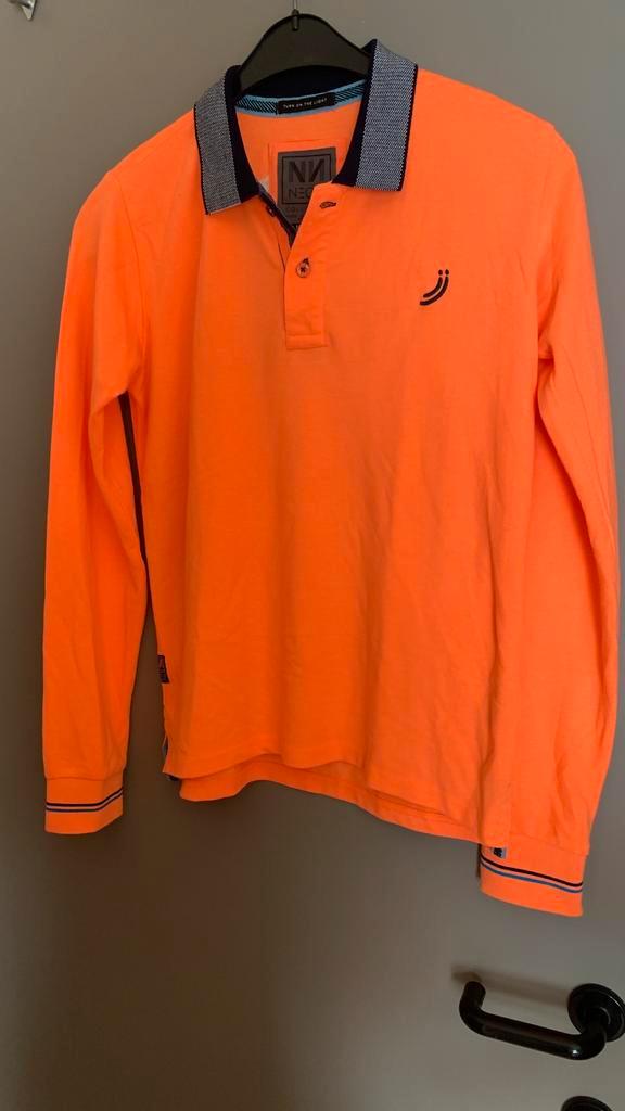 Jn.joy poloshirt maat 16 jaar, Kleding | Heren, Polo's, Zo goed als nieuw, Overige maten, Oranje, Ophalen of Verzenden