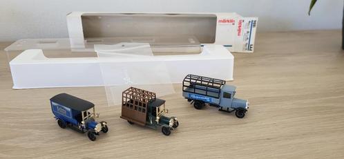 marklin set supermooie oldtimer vrachtwagens H0 1:87 in ovp, Hobby en Vrije tijd, Modeltreinen | H0, Zo goed als nieuw, Märklin