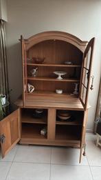 Antieke kast met biovenste stuk losstaand, Antiek en Kunst, Ophalen