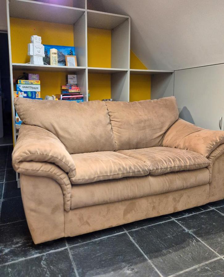 Stoffen zetels Natuzzi, Maison & Meubles, Canapés | Salons, Utilisé, Banc droit, Trois personnes, 200 à 250 cm, 75 à 100 cm, Tissus