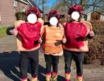Broodje pindakaas & jam kostuum + pruiken, Enlèvement ou Envoi, Comme neuf