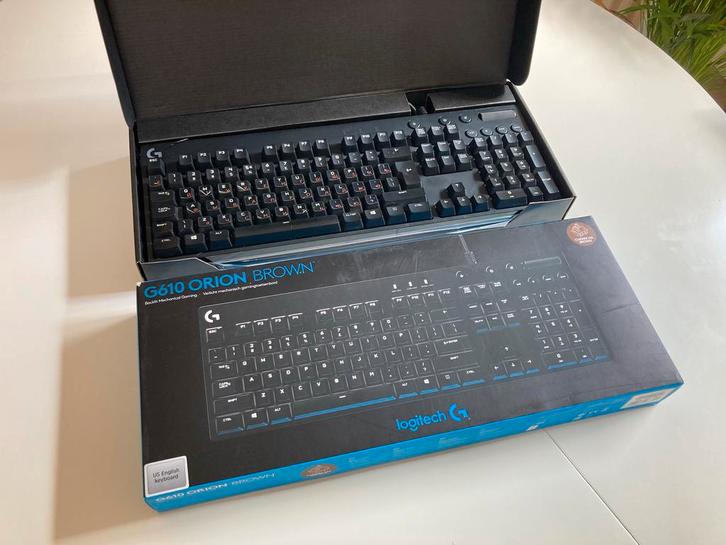 Logitech G610 Orion QWERTY toetsenbord, Computers en Software, Toetsenborden, Zo goed als nieuw, Qwerty, Bedraad, Gaming toetsenbord