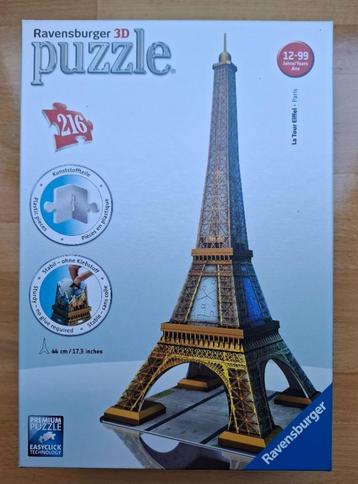 Ravensburger Eiffeltoren puzzel 3D (216 stukjes) beschikbaar voor biedingen