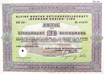 Alpine Montan AG "Hermann Göring" 1939