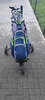 Golftas + Trolley, Sport en Fitness, Golf, Ophalen