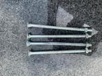 Slotbouten M10x200, Ophalen, Zo goed als nieuw, 100 tot 250 mm, Bouten of Moeren