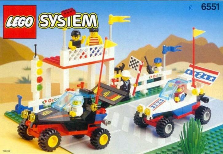 LEGO Classic Town Race 6648 Mag Racer 6551, Kinderen en Baby's, Speelgoed | Duplo en Lego, Zo goed als nieuw, Lego, Complete set