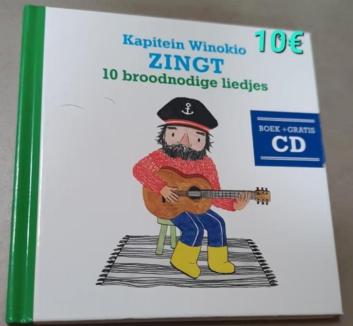 2 cd's Kapitein Winokio in uitstekende staat!, Cd's en Dvd's, Cd's | Kinderen en Jeugd, Zo goed als nieuw, Muziek, 3 tot 5 jaar