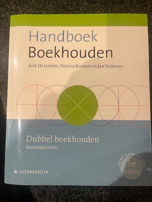 HANDBOEK DUBBEL BOEKHOUDEN, Boeken, Studieboeken en Cursussen, Zo goed als nieuw, Hogeschool, Ophalen of Verzenden