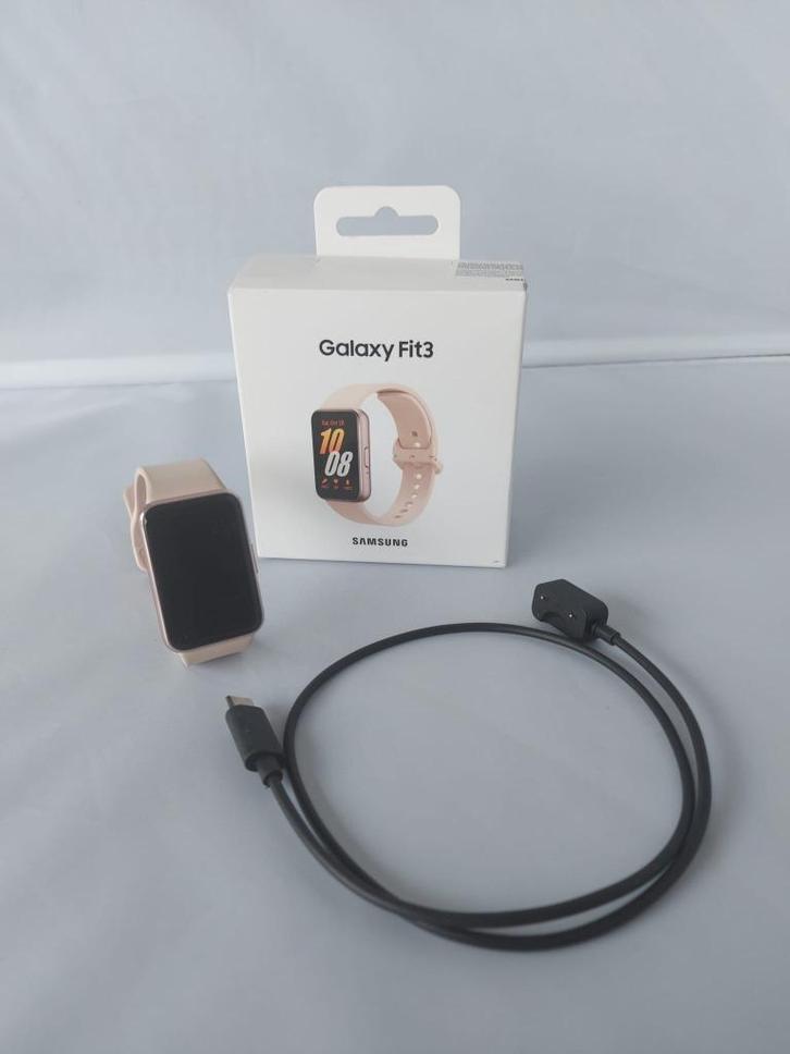 Samsung Galaxy fit 3, Handtassen en Accessoires, Smartwatches, Zo goed als nieuw, Android, Roze, Hoogte, Slaap, Stressniveau, Ophalen