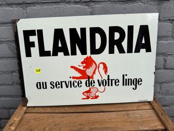 FLANDRIA emaille reclamebord beschikbaar voor biedingen