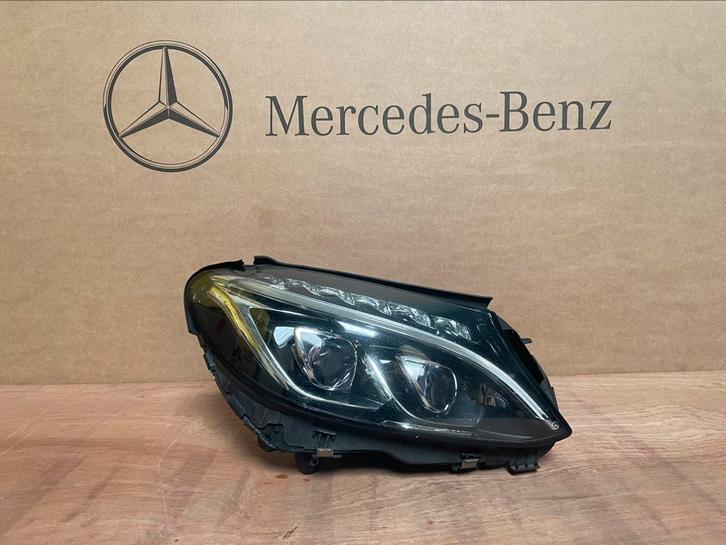 KOPLAMPEN W205 ILS WERKEND MAAR BESCHADIGD, Auto-onderdelen, Verlichting, Mercedes-Benz, Gebruikt, Ophalen of Verzenden
