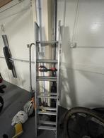 Aluminium uitschuifbare zoldertrap, Doe-het-zelf en Bouw, Ladders en Trappen, Ophalen, Gebruikt, Ladder, Opvouwbaar of Inschuifbaar