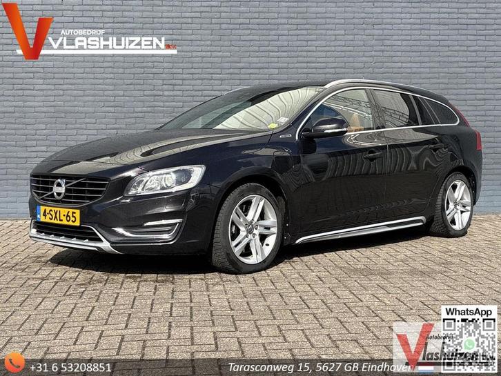 Volvo V60 2.4 D6 AWD Plug-In Hybrid Summum | Leder | Cruise, Auto's, Volvo, Bedrijf, V60, 4x4, ABS, Adaptieve lichten, Airbags