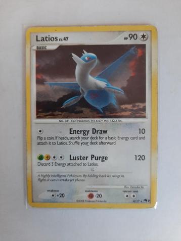 Latios pop series 7 holo, Enlèvement ou Envoi, Comme neuf, Booster