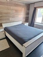 Bed 160x200, Huis en Inrichting, Slaapkamer | Bedden, Ophalen, Tweepersoons, Zo goed als nieuw, York