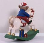 Ours de Noël sur cheval à bascule 93 x 82 x 32 cm, Divers, Enlèvement, Neuf