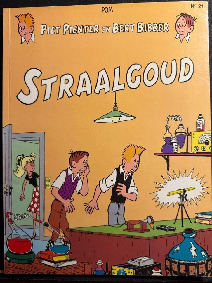Piet Pienter en Bert Bibber - 21. Straalgoud, Boeken, Stripverhalen, Zo goed als nieuw, Eén stripboek, Ophalen of Verzenden
