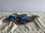 blauwe slippers worthmann, Slippers, Blauw, Ophalen of Verzenden, Gedragen