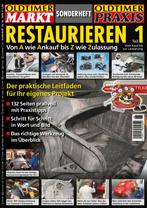 Oldtimer Markt Sonderheft Restaurieren 1 + 2  |  Tijdschrift, Boeken, Ophalen of Verzenden, Gelezen, Algemeen