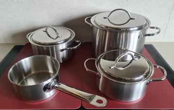 4 kookpanen 'Resto van Demeyere' beschikbaar voor biedingen