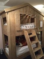 Maison avec lits superposés en bois hollandais, Maison & Meubles, Comme neuf, Lits superposés, Enlèvement