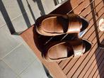 Donkerbruine herenschoenen maat 43 met velcro sluiting nw st, Ophalen, Bruin