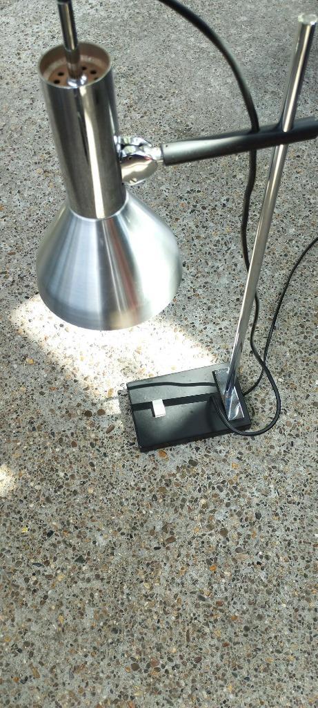 Vintage bureaulamp, Huis en Inrichting, Lampen | Tafellampen, Zo goed als nieuw, Minder dan 50 cm, Metaal, Ophalen