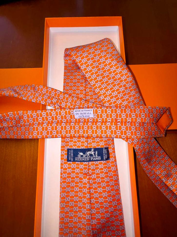 Hermès stropdas (oranje), Kleding | Heren, Stropdassen, Oranje, Ophalen of Verzenden