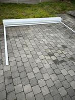 Rolluik met elektrische box, Doe-het-zelf en Bouw, Rolluiken, Ophalen, Gebruikt, 200 cm of meer, Wit