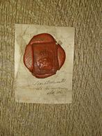 oude lakstempel secretariat maison du roi 1800', Ophalen of Verzenden