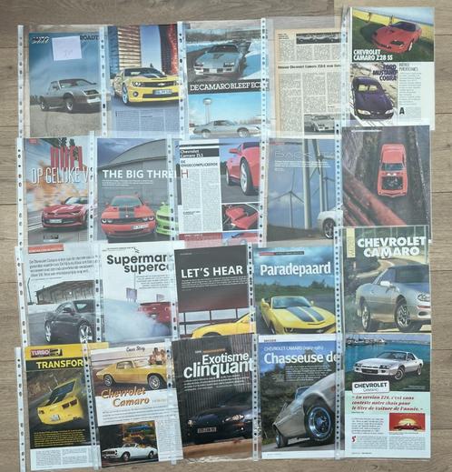 CHEVROLET CAMARO - ARTIKELS, Boeken, Auto's | Folders en Tijdschriften, Chevrolet, Ophalen of Verzenden