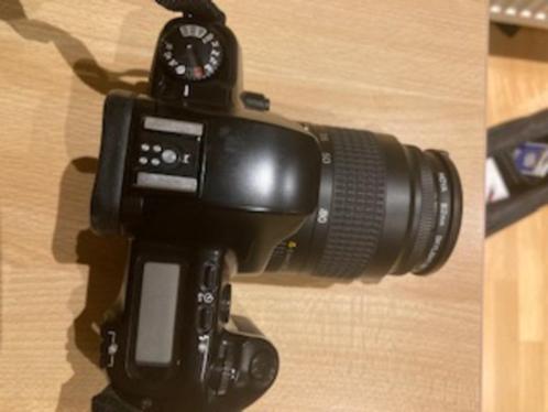 Analoge  fotocamera Canon EOS500  + 35-80 lens met flitser, Audio, Tv en Foto, Fotocamera's Analoog, Gebruikt, Spiegelreflex, Canon