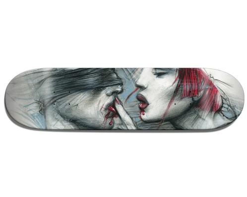 ENKI BILAL - GELIKT BLIND - SKATEBOARD, Verzamelen, Overige Verzamelen, Zo goed als nieuw, Ophalen