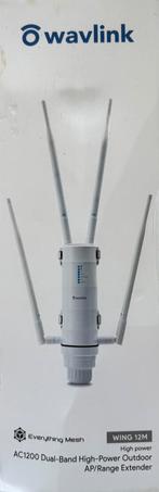 Wavelink wifi range extender 12 wing, Computers en Software, Accesspoints, Ophalen of Verzenden, Nieuw