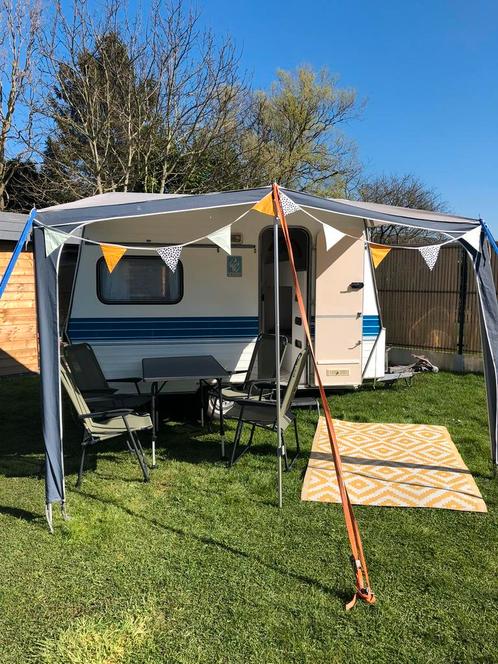 Te huur retro caravan huren, Caravans en Kamperen, Caravanaccessoires, Ophalen of Verzenden