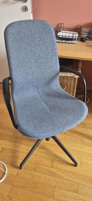 Chaise de bureau, Enlèvement, Comme neuf, Bleu, Chaise de bureau
