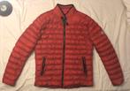 Rode Moncler-jas, Moncler, Maat 46 (S) of kleiner, Gedragen, Rood