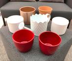 Lot de 7 cache-pots, Ophalen, Rond, Binnen, Zo goed als nieuw