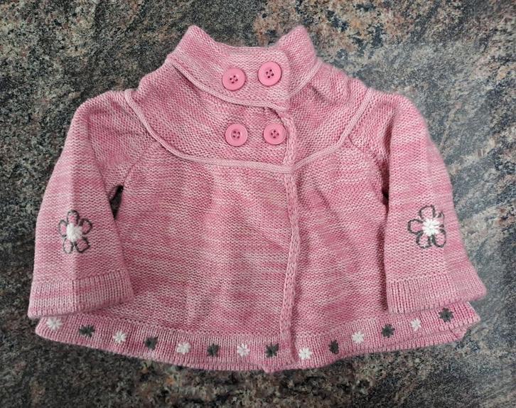 Gilet en maille rose Taille 68, Enfants & Bébés, Vêtements de bébé | Taille 68, Comme neuf, Fille, Pull ou Veste, Enlèvement ou Envoi