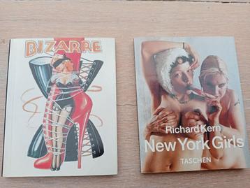 2 miniboekjes Bizarre en Richard Kern New York Girls 