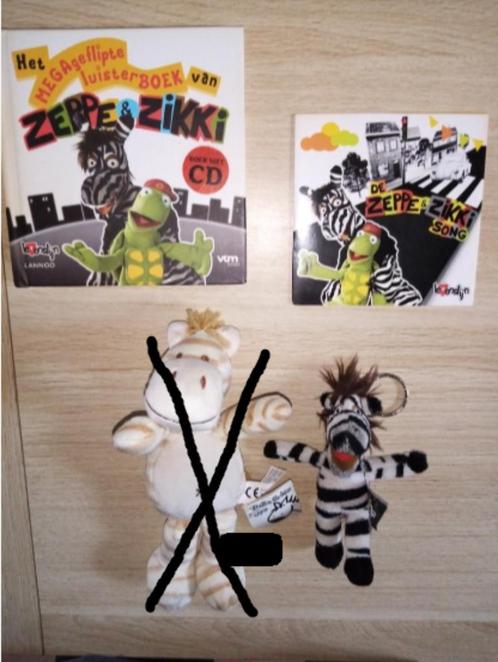 Zeppe en Zikki: sleutelhanger, boekje, 2 cd 2€/stuk, Cd's en Dvd's, Cd's | Kinderen en Jeugd, Gebruikt, 6 tot 9 jaar, Ophalen of Verzenden