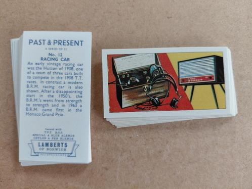Past & Present complete set 25 chromos Lamberts 1964, Verzamelen, Foto's en Prenten, Overige onderwerpen, 1960 tot 1980, Ophalen of Verzenden