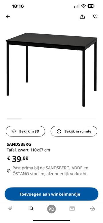 IKEA Sandsberg tafel nieuw  beschikbaar voor biedingen