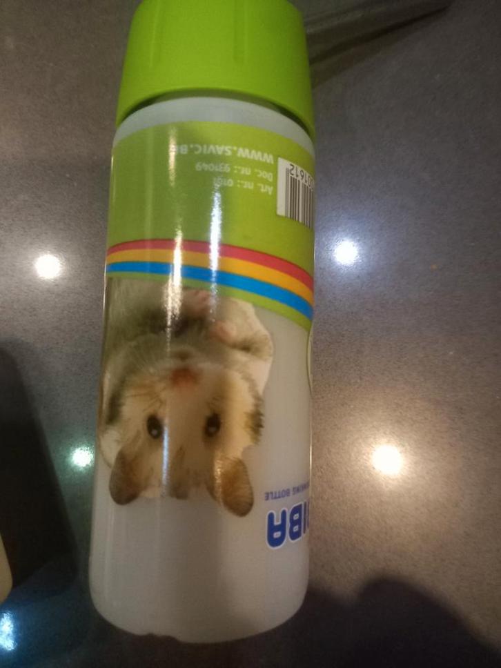 KNAAGDIER VOEDERBAKJE EN KNAAGDIER DRINKFLES, Dieren en Toebehoren, Knaagdieren en Konijnen | Toebehoren, Zo goed als nieuw, Ophalen