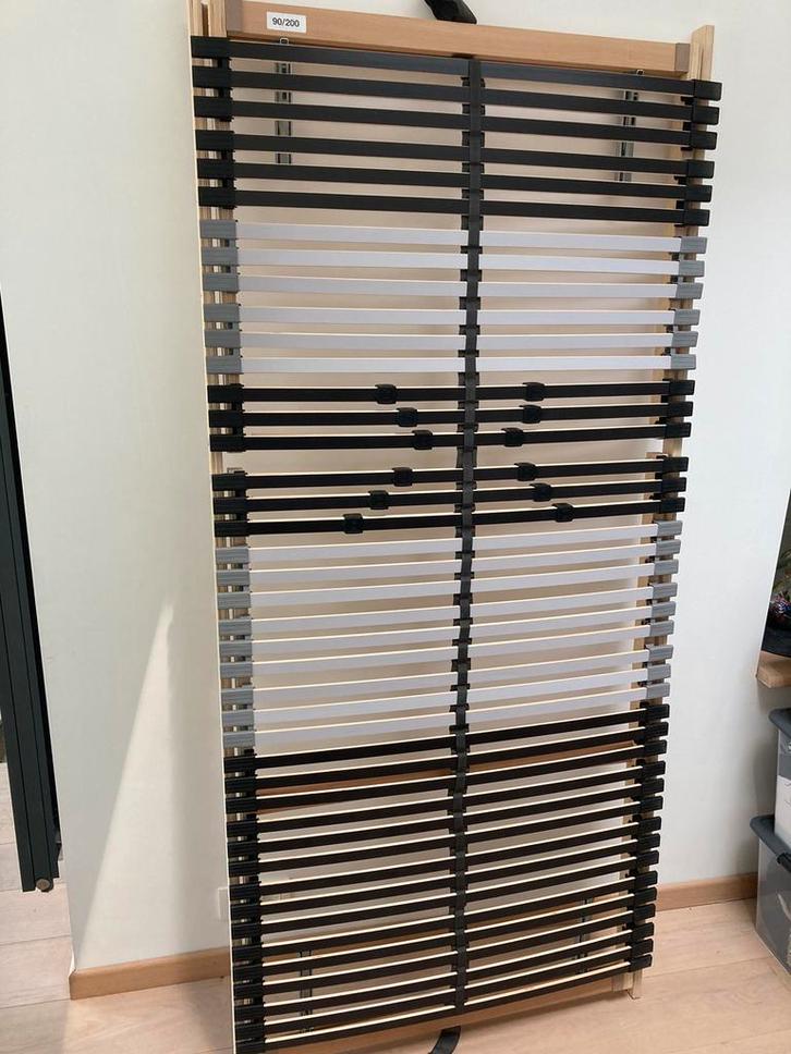 Sommier à lattes réglable LEIRSUND - IKEA 90x200 cm, Maison & Meubles, Chambre à coucher | Matelas & Sommiers, Comme neuf, Sommier