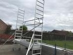 Zeer grote aluminium stelling (rolstelling)!!, Ophalen, Zo goed als nieuw, Gevelsteiger, 5 meter of hoger