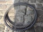gebruikte fietsbanden., Ophalen